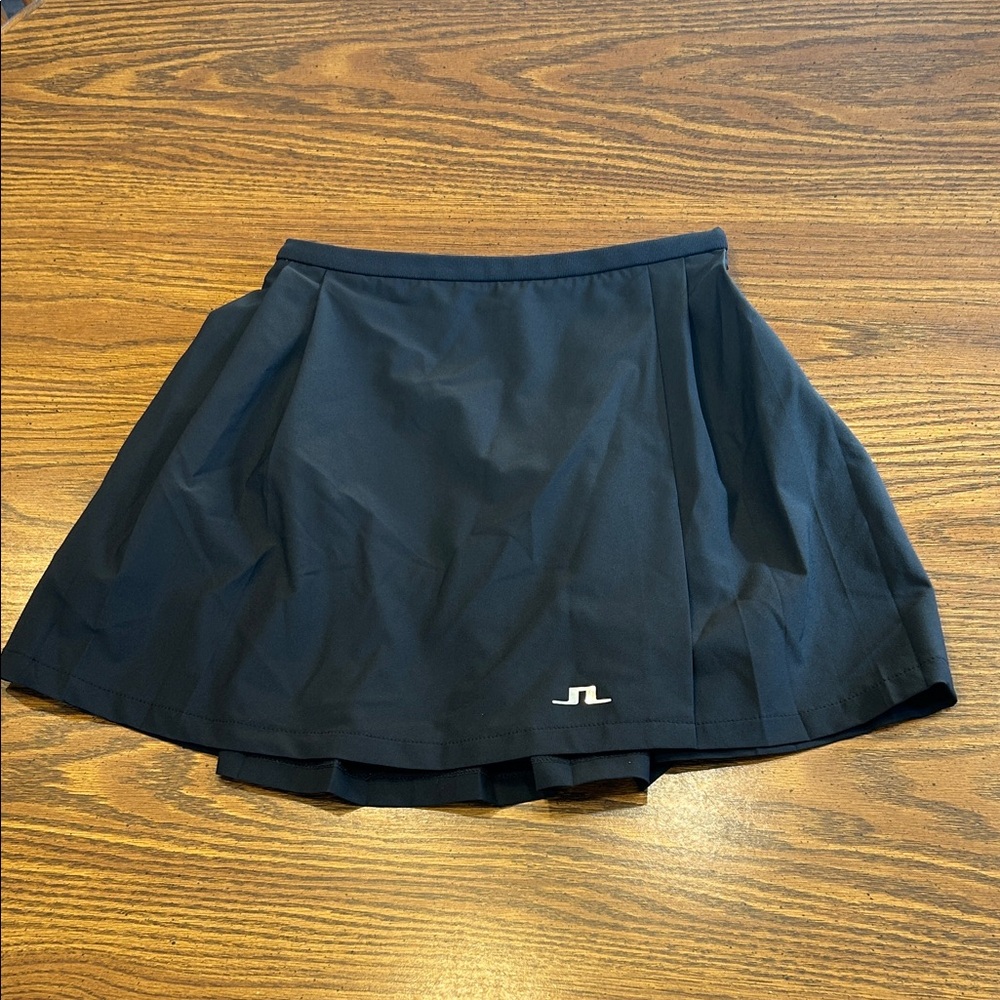 J.Lindeberg Black Circle Skater Skirt